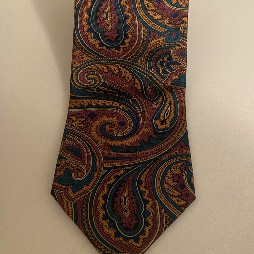 Stafford Paisley Silk Tie - Multicolor